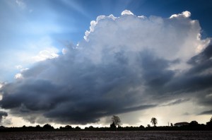 Big black cloud over my town...